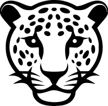 Leopard - Minimalist and Flat Logo - Vector illustration