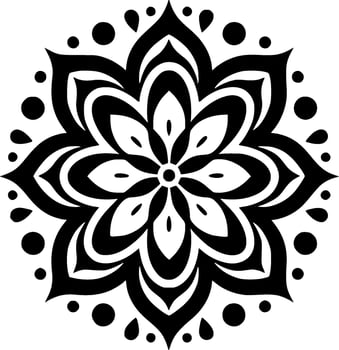 Mandala - High Quality Vector Logo - Vector illustration ideal for T-shirt graphic