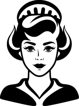 Nurse - Minimalist and Flat Logo - Vector illustration