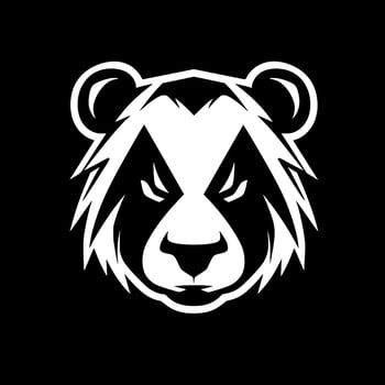 Panda - High Quality Vector Logo - Vector illustration ideal for T-shirt graphic