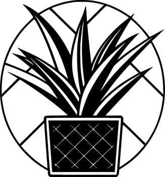 Plants - Minimalist and Flat Logo - Vector illustration