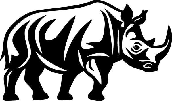 Rhinoceros - High Quality Vector Logo - Vector illustration ideal for T-shirt graphic