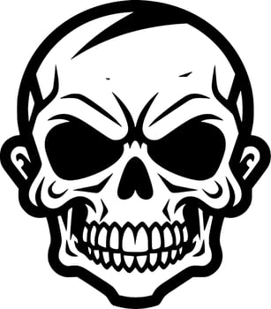 Skull - High Quality Vector Logo - Vector illustration ideal for T-shirt graphic