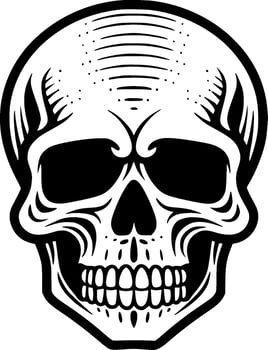 Skull - High Quality Vector Logo - Vector illustration ideal for T-shirt graphic