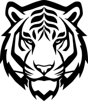Tiger - High Quality Vector Logo - Vector illustration ideal for T-shirt graphic