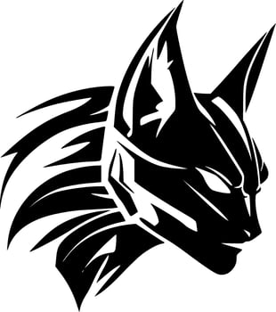 Wildcat - Minimalist and Flat Logo - Vector illustration