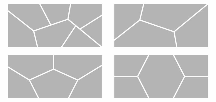 Pictures or photos frame collage abstract photo frames and digital photo wall template vector