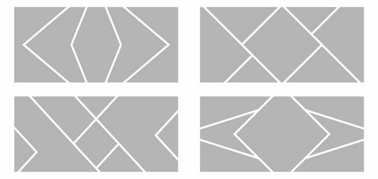 Pictures or photos frame collage abstract photo frames and digital photo wall template vector