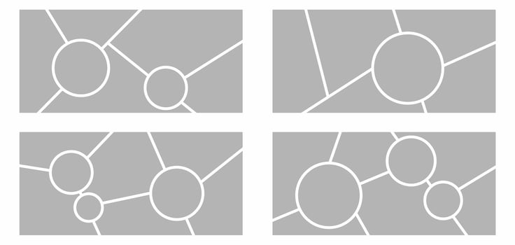 Pictures or photos frame collage vector
