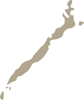 doodle freehand drawing of palawan island map. png