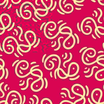 yellow red violet abstract seamless pattern creative vintage design background vector illustration