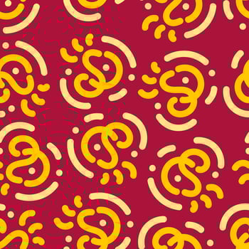 yellow red violet abstract seamless pattern creative vintage design background vector illustration
