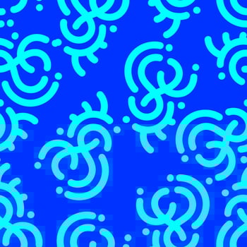 blue aqua abstract seamless pattern creative vintage design background vector illustration