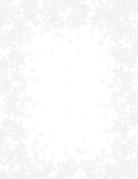 Snowflake frame background. Winter snowfall border sublimation png