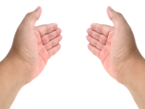 Man hand, transparent background png