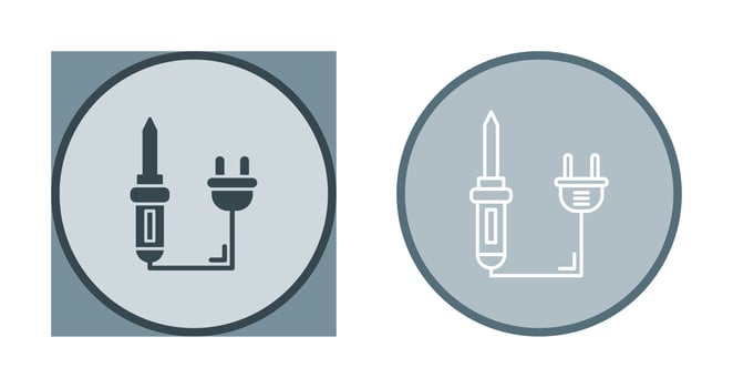 Soldering Iron Vector Icon