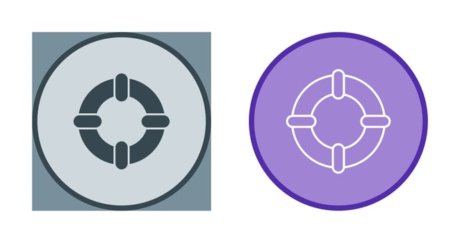 Life Saver Vector Icon