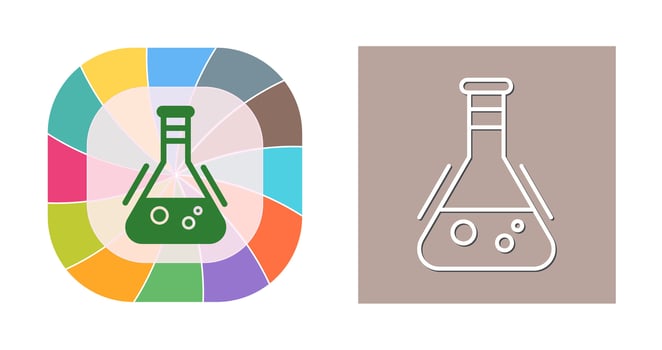 Flask Vector Icon