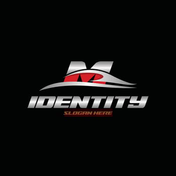 Letter M Car Auto logo design, Automotive logo icon templates, suitable for your business vector