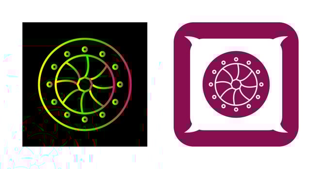 Unique Optical Diaphram Vector Icon