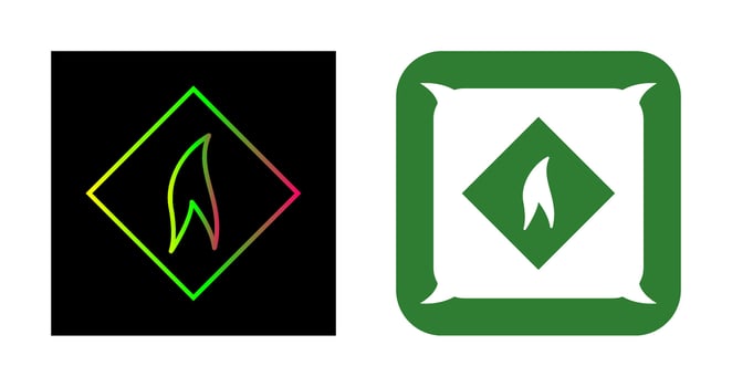 Flammable Material Vector Icon