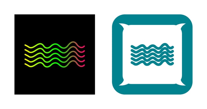 Magnetic Waves Vector Icon