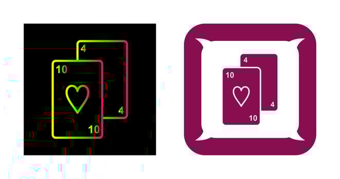 Playing Cards Vector Icon