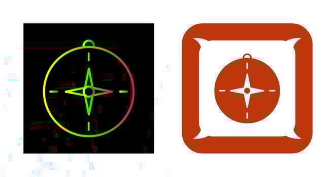 Compass Vector Icon