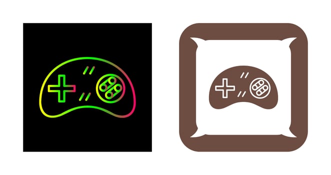 Unique Gaming Control Vector Icon
