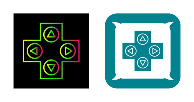 Unique Gaming Control Vector Icon