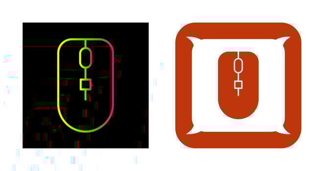 Unique Mouse Vector Icon