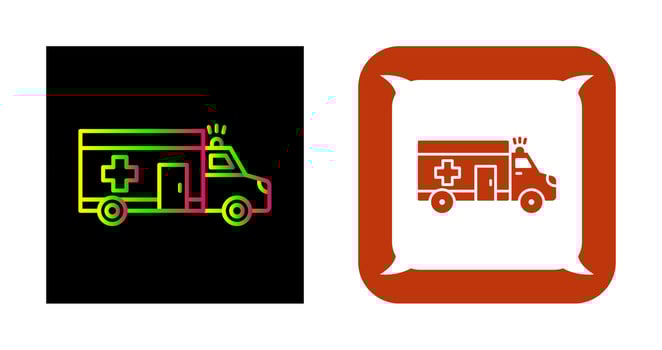 Ambulance Vector Icon
