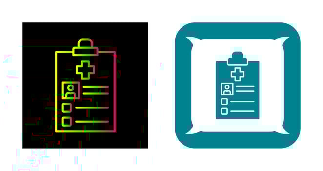 Medical Record Vector Icon