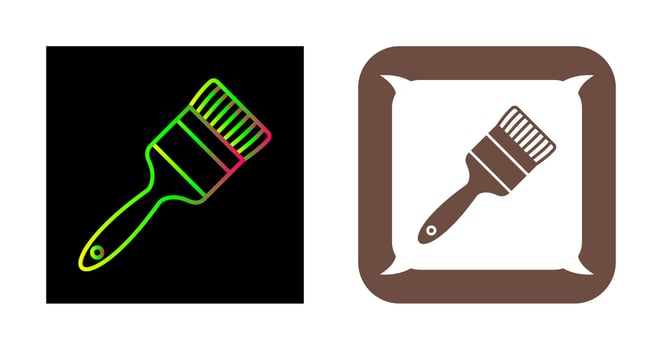 Paint Brush Vector Icon