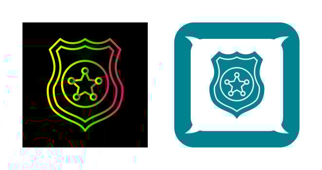Police shield Vector Icon