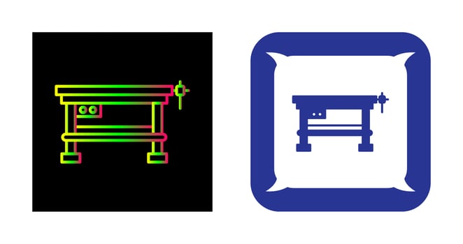 Work Bench Vector Icon