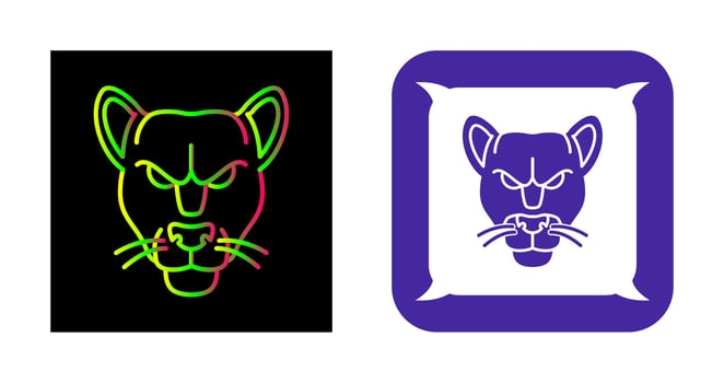 Black Panther Vector Icon