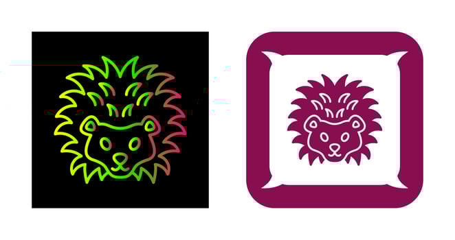 Hedgehog Vector Icon