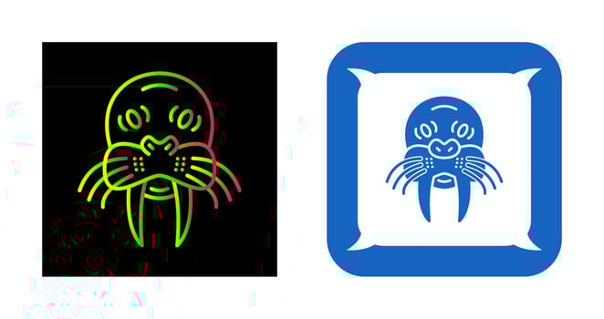Walrus Vector Icon