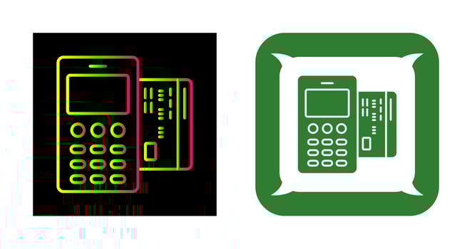 Card Machine Vector Icon