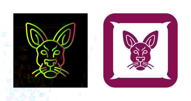Kangaroo Vector Icon