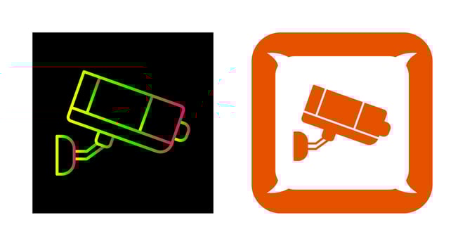 CCTV Camera Vector Icon