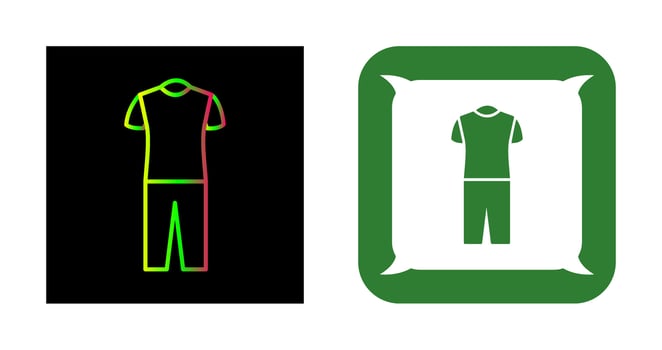 Pyjamas Suit Vector Icon