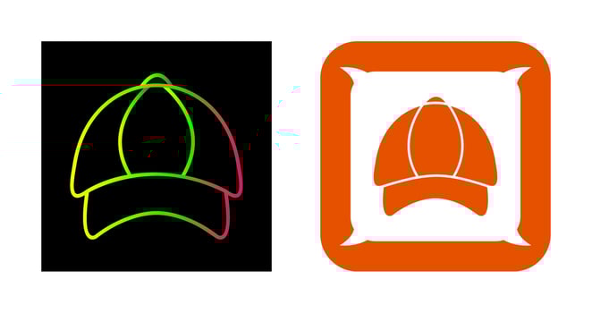 P Cap Vector Icon