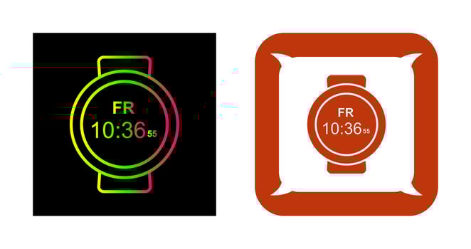 Sports Watch Vector Icon
