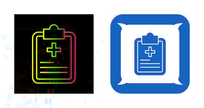 Prescription Vector Icon
