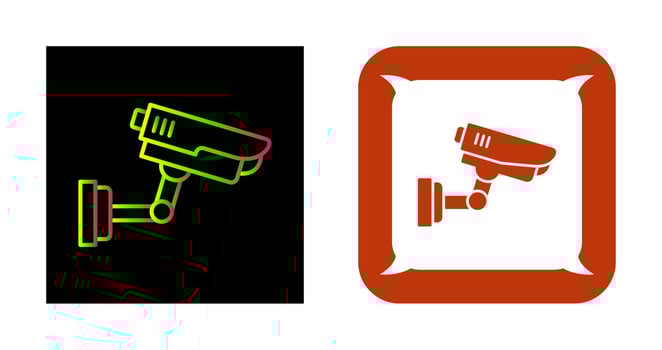 Security Camera Vector Icon