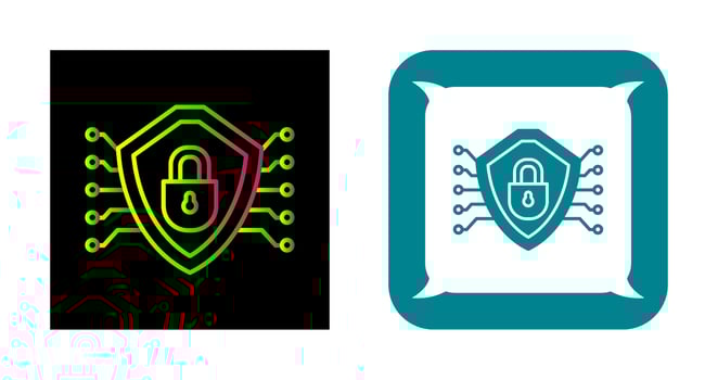 Cyber Security Vector Icon
