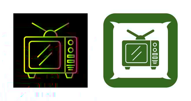 Tv Vector Icon