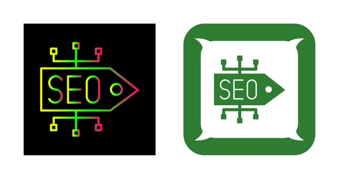 SEO Tag Vector Icon